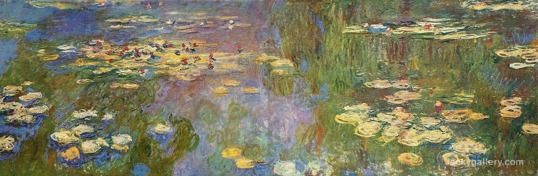 Water Lilies- by Claude Monet paintings reproduction